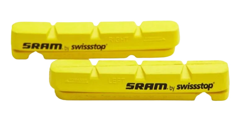 SRAM Yellow Swiss Stop Carbon Rim Brake Pad Inserts Road