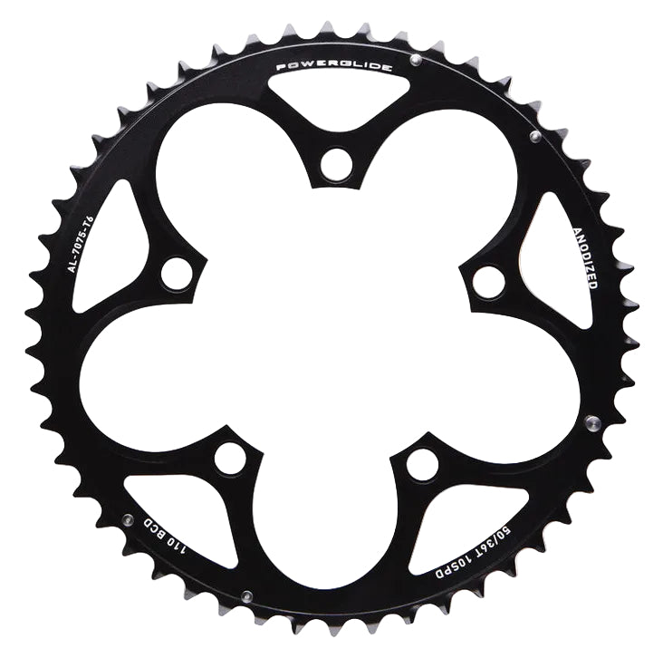 SRAM Chainring Road 50 Tooth V4 110 BCD Alloy Black 50-36