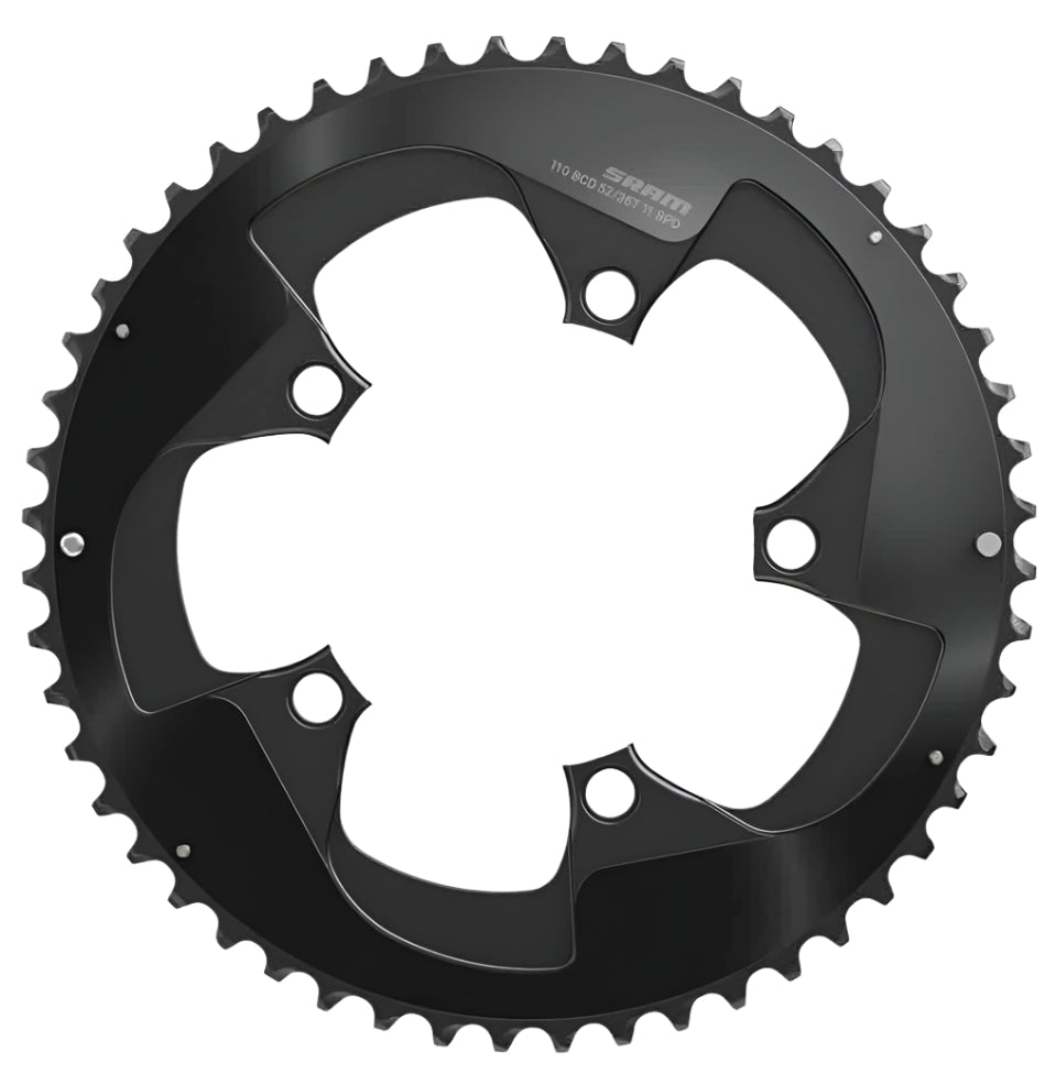 SRAM Chainring Road 50 Tooth Yaw 11Speed S2-1 Alloy Silver 50-34