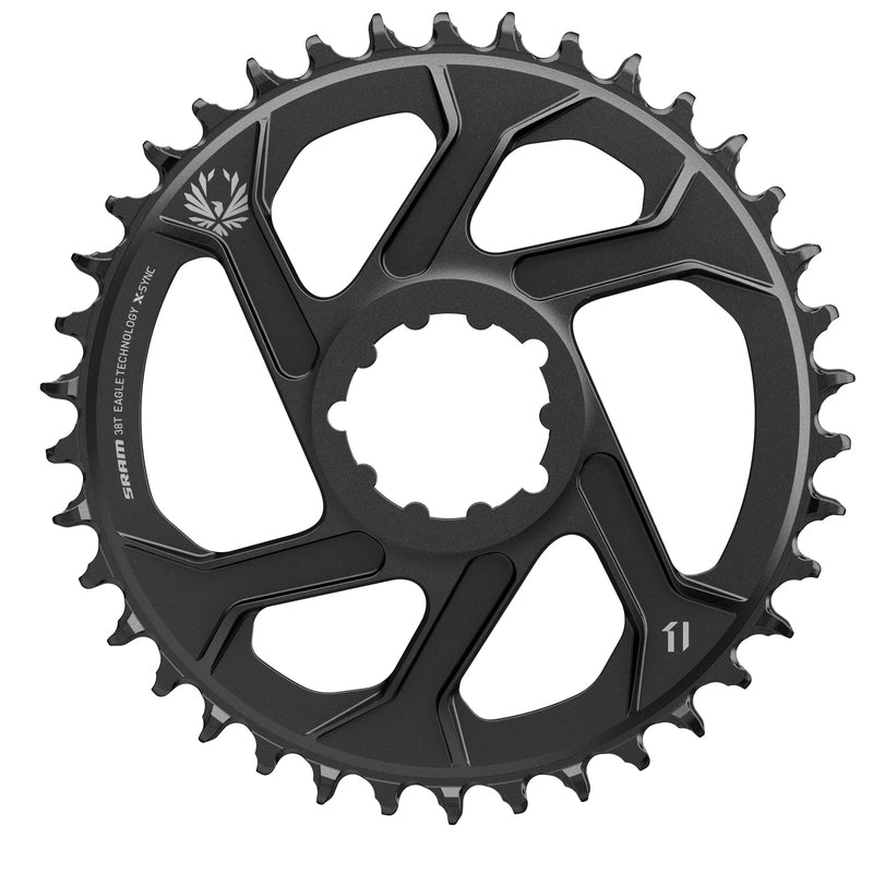 SRAM Chainring X-Sync 2 Tooth Direct Mount 6mm Offset Black GXP 1x12