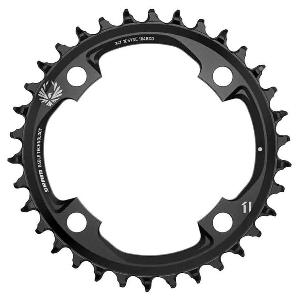 SRAM Chainring X-Sync 2 Tooth 104 BCD Alloy 1x12 speed Black