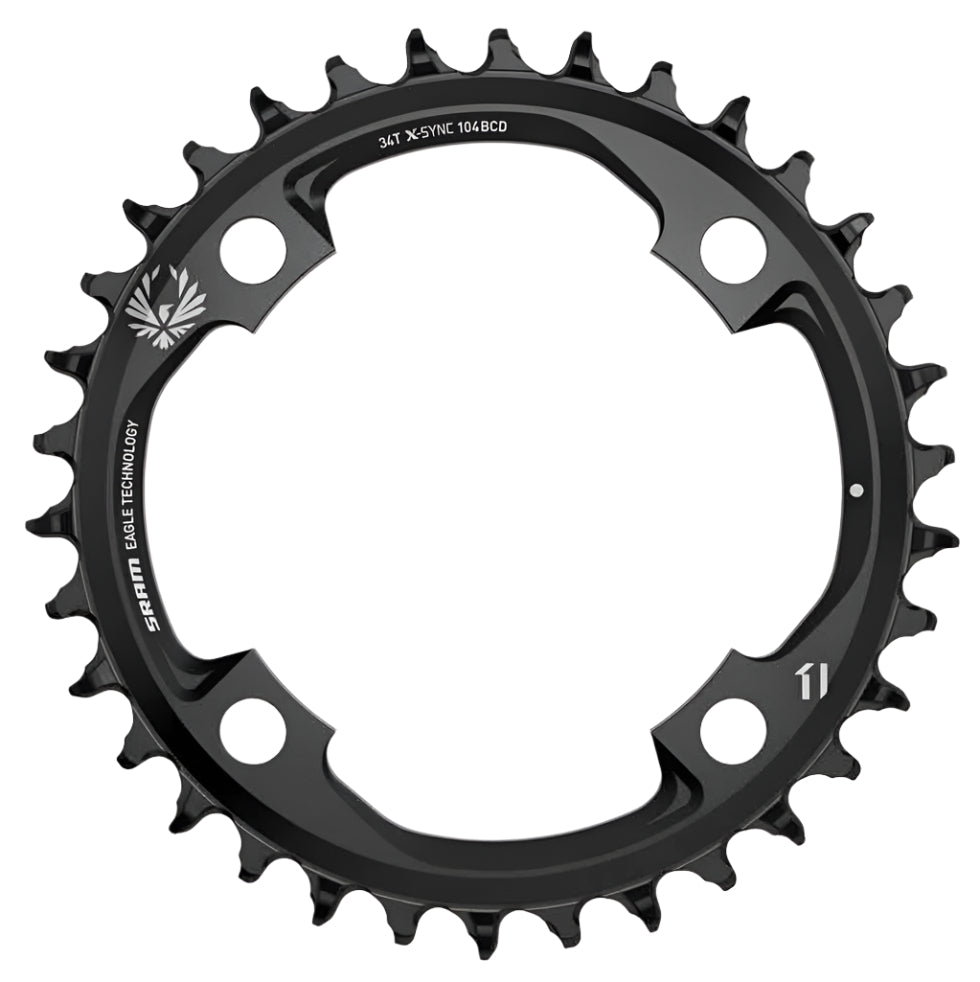 SRAM Chainring X-Sync 2 Tooth 104 BCD Alloy 1x12 speed Black