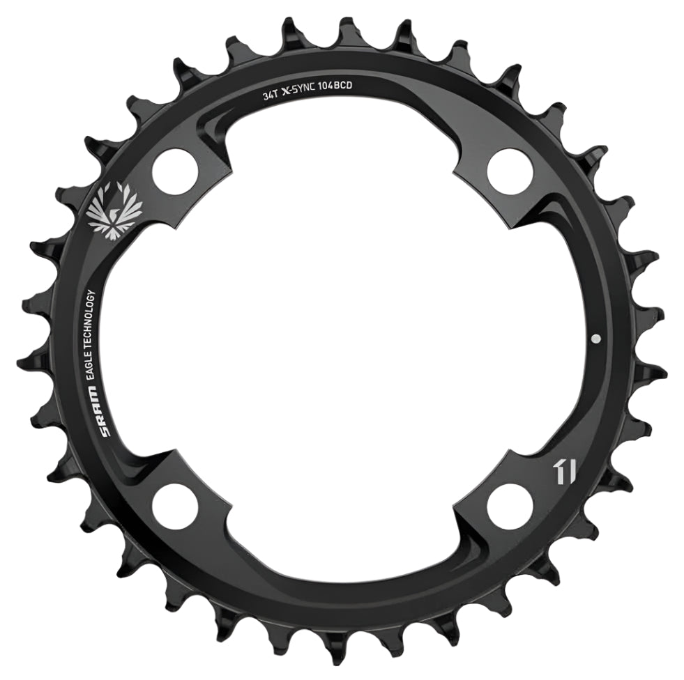 SRAM Chainring X-Sync 2 Tooth 104 BCD Alloy 1x12 speed Black