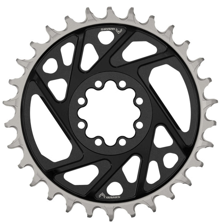 SRAM Chainring T-TYPE Direct Mount 3mm Offset Eagle Black (includi