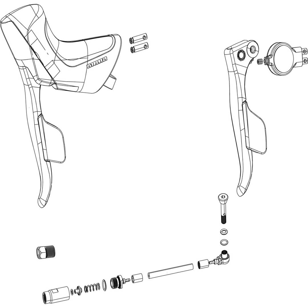SRAM ED BRAKE LEVER ASSY APEX AXS RIGHT