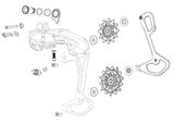 SRAM REAR DERAILLEUR ALUMINUM INNER CAGE FORCE RIVAL XPLR ETAP AX