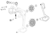 SRAM REAR DERAILLEUR PULLEY KIT X0 T-TYPE EAGLE AXS (INCLUDES 14T