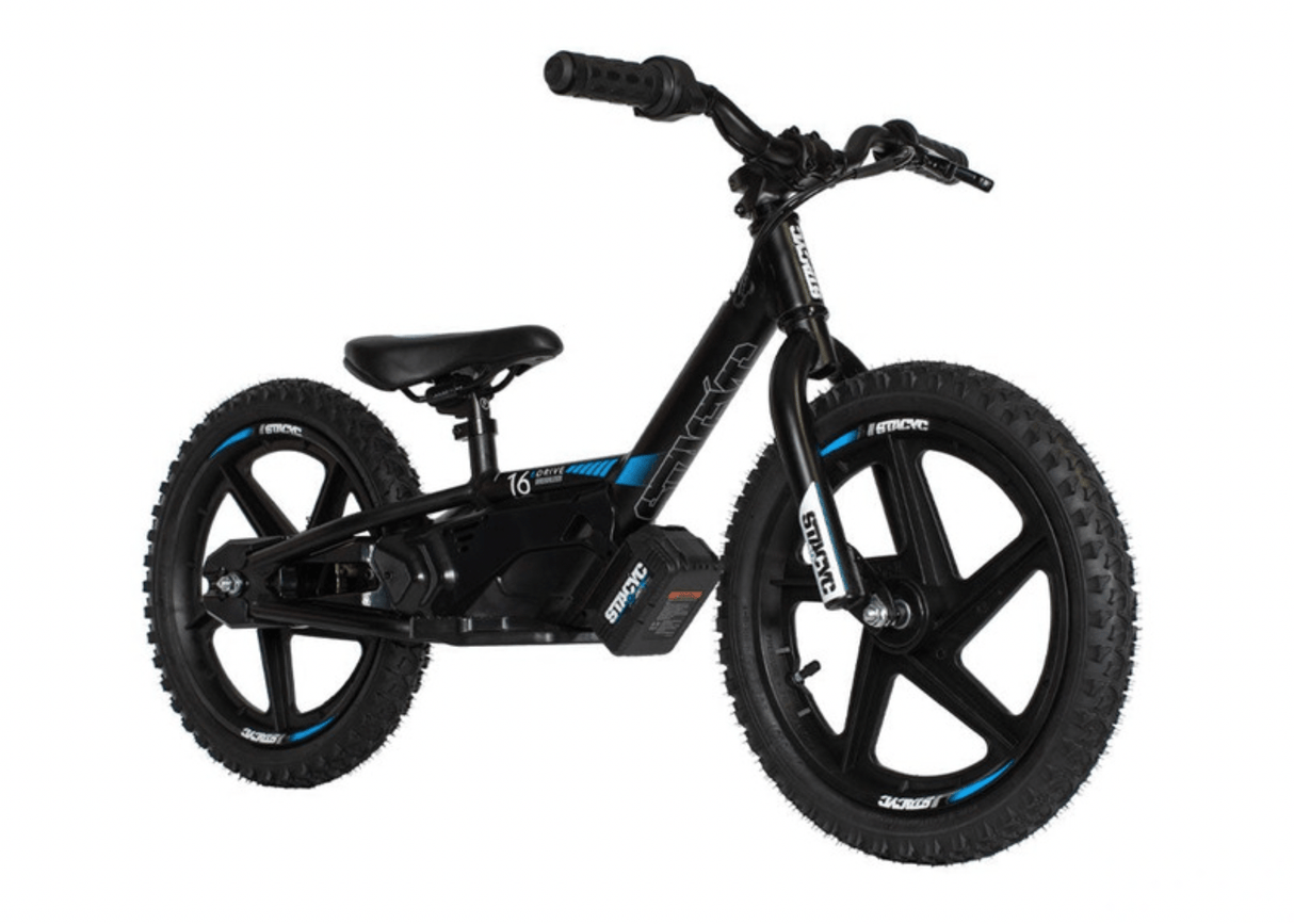 STACYC 16inch Electric Balance Bike Front Angle