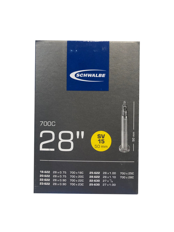 Schwalbe Inner Tube SV 15-700 18-28C Presta Valve