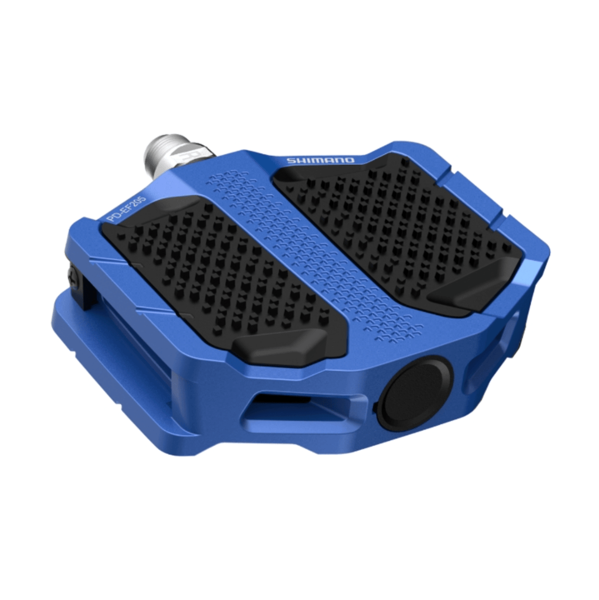 Shimano PD EF205 Flat Pedals with Resin Plate Blue Crooze Australia