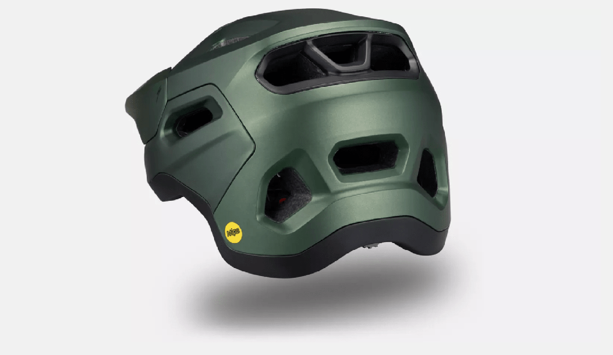 Specialized Tactic 4 Helmet Oak Green Back Angle