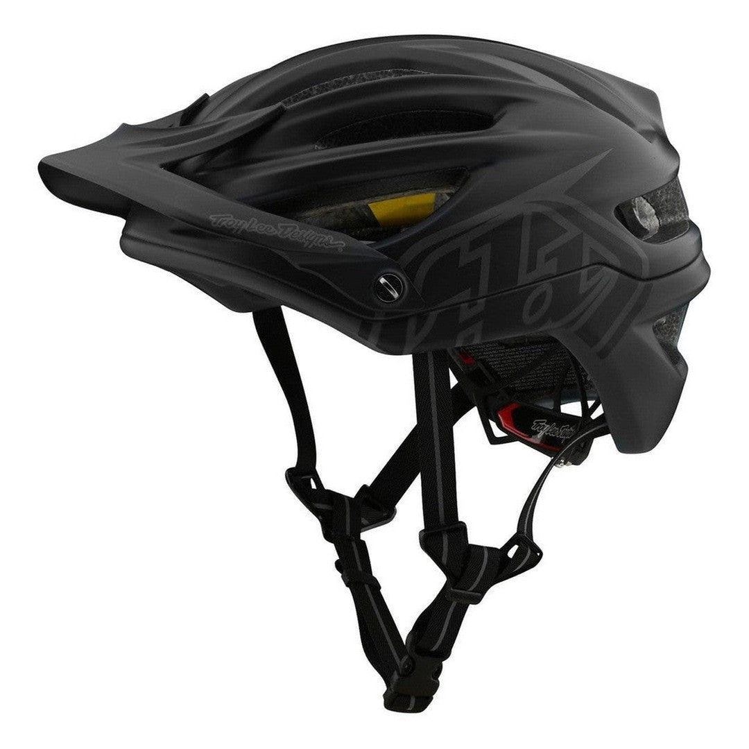 Troy Lee Designs A2 AS MIPS Helmet - Decoy Black Left Side