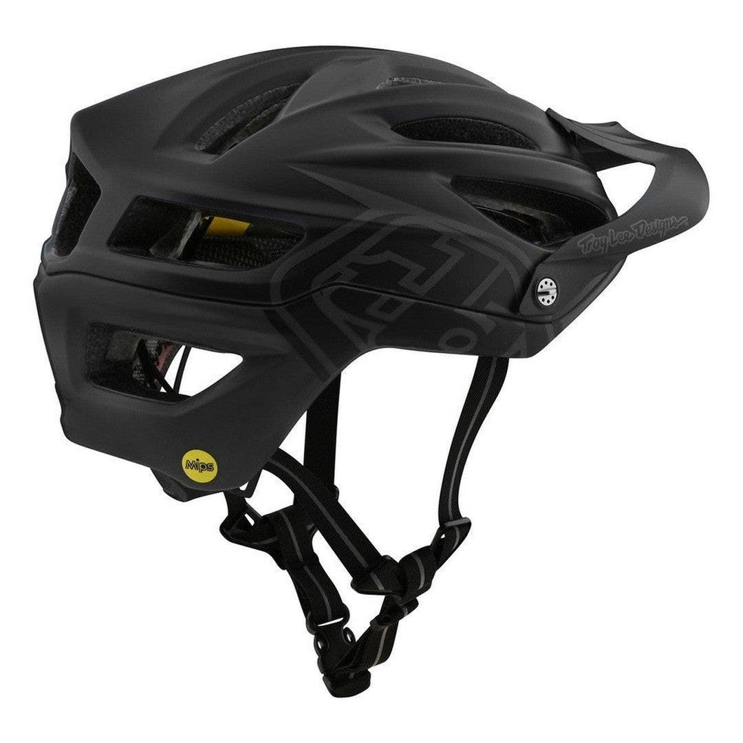 Troy Lee Designs A2 AS MIPS Helmet - Decoy Black Right Side