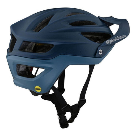 Troy Lee Designs A2 AS MIPS Helmet - Decoy Smokey Blue Right Side