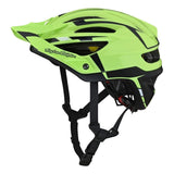 Troy Lee Designs A2 AS MIPS Helmet - Sliver Green/Grey Left Side