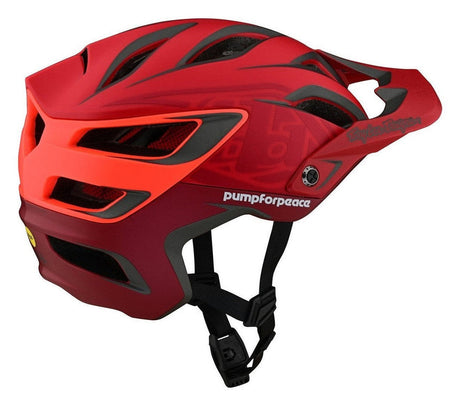 TLD A3 AS MIPS Helmet Pump for Peace Red Side
