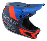 TLD D4 AS Composite Helmet Qualifier Red Front Angle Right
