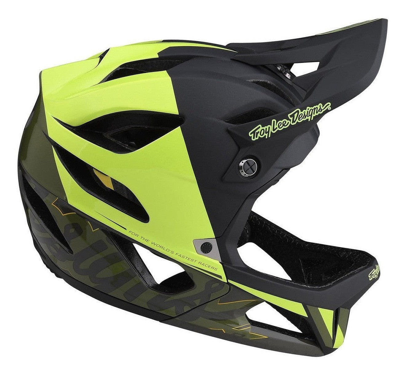 TLD Stage MIPS Helmet Nova Glow Yellow Side Right