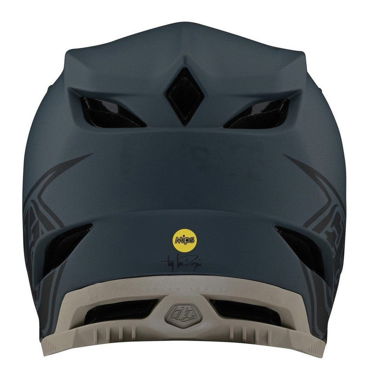 Troy Lee Designs D4 Composite Helmet - Stealth Grey