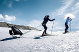 Thule Chariot Sport 1 Trailer Black Lifestyle Ski