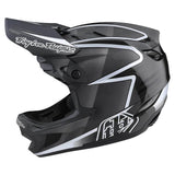 Troy Lee Designs D4 Carbon MTB Helmet - Lines Black/Gray