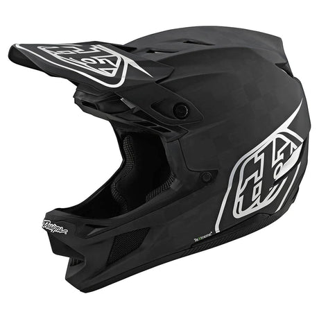 Troy Lee Designs D4 Carbon MTB Helmet - Stealth Black/Silver