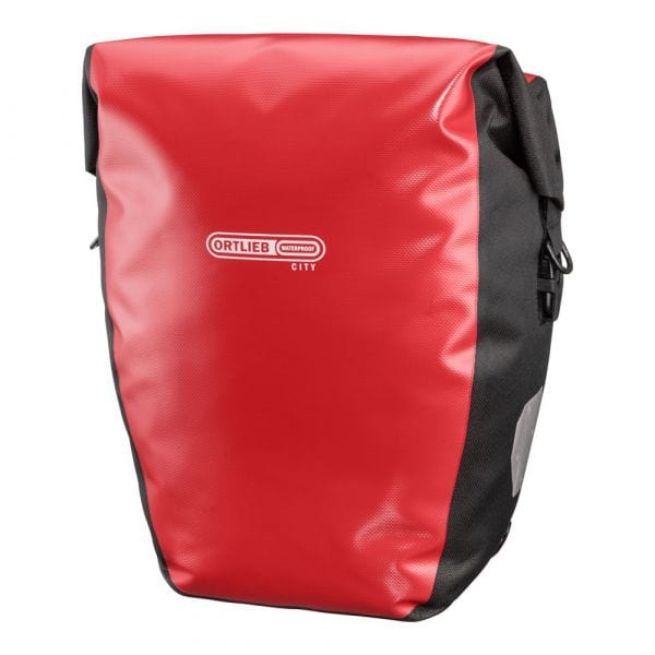 Ortlieb Back-Roller City QL1 Waterproof Pannier Bag (Pair) Red